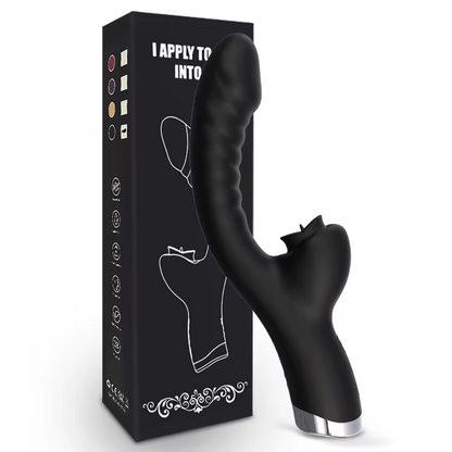 Vibrador Premium con Estimulación de Lengua