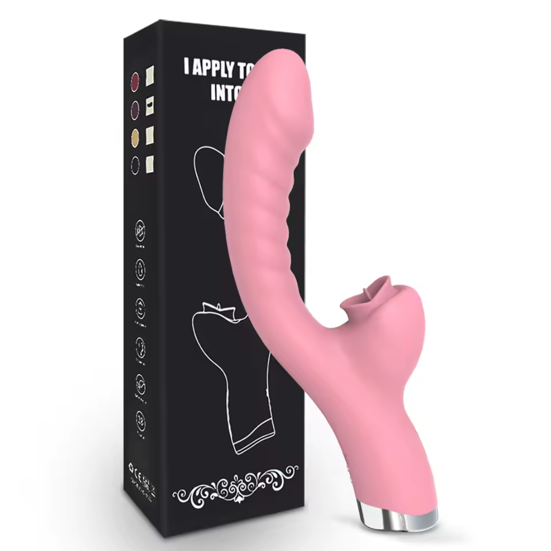 Vibrador Premium con Estimulación de Lengua