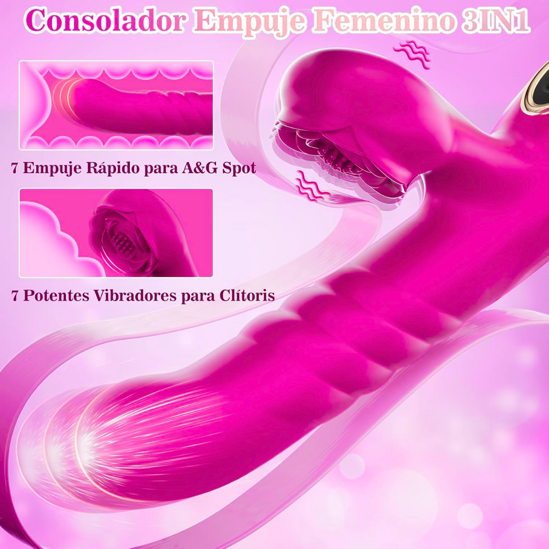 Vibrador Premium con Estimulación de Lengua
