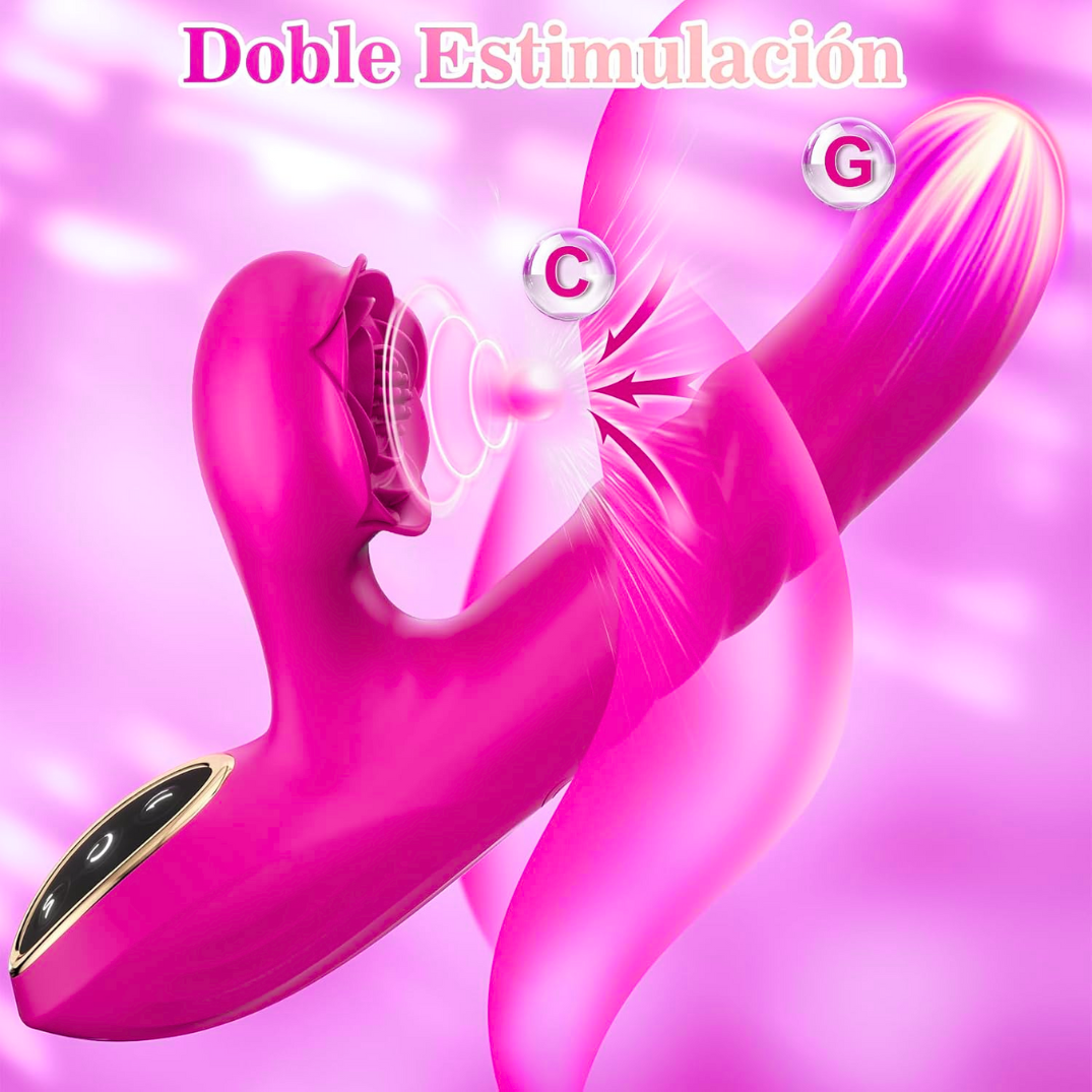 Vibrador Premium con Estimulación de Lengua